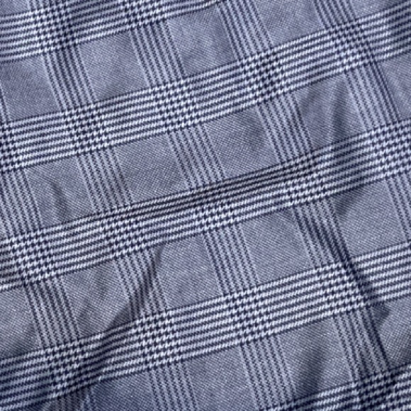 NWT Ganni Merkel Blue Glen Plaid Slim Fit Trousers - Sz 6 - Picture 8 of 10